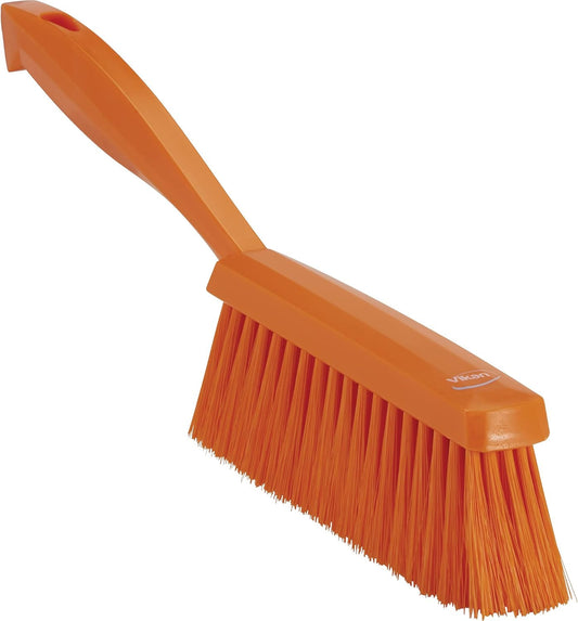 45877 Bench Cleaning Brush, Polypropylene/Polyester Soft Bristle Dustpan Brush &