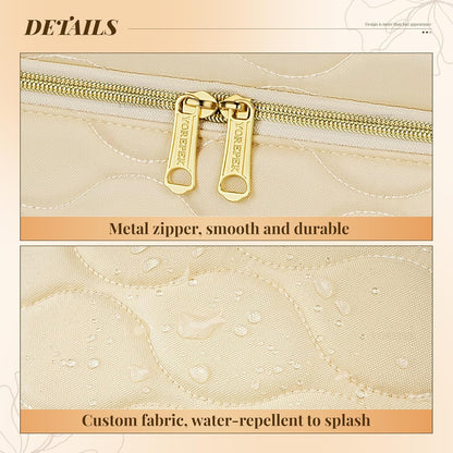 Nail Polish Organizer Case Holds 42+ Bottles (15Ml/0.5 Fl.Oz), 2-Layer Nail Kit