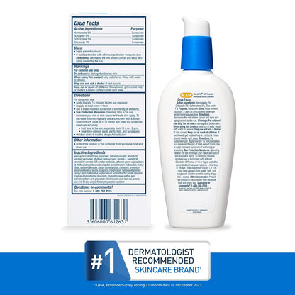 AM Facial Moisturizing Lotion SPF 50, Face Moisturizer with SPF, Hyaluronic Acid