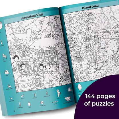 Ocean Puzzles: over 100 Ocean-Themed Search and Find Puzzles for Kids 6 and Over