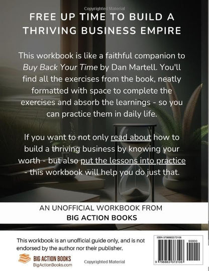 Workbook for Dan Martell’S Buy Back Your Time: Exercises for Reflection and Proc