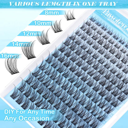Wispy Lash Clusters Natural Cluster Eyelash Extensions 154Pcs Individual Lashes