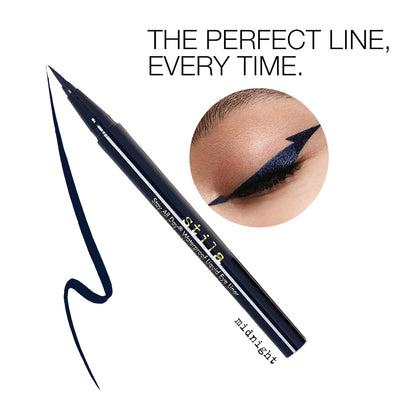 Waterproof Liquid Eye Liner, Stay All Day Makeup with Fine Brush Tip Lasting Sat