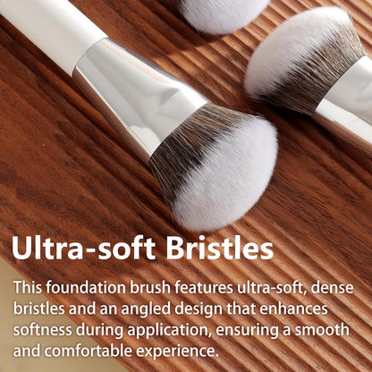 201 Angled Foundation Brush for Flawless Makeup Application Professional Liquid,