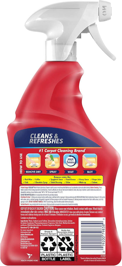 22 Fl Oz Liquid Multi-Fabric Cleaner and Upholstery Stain Remover (Pack of 1)
