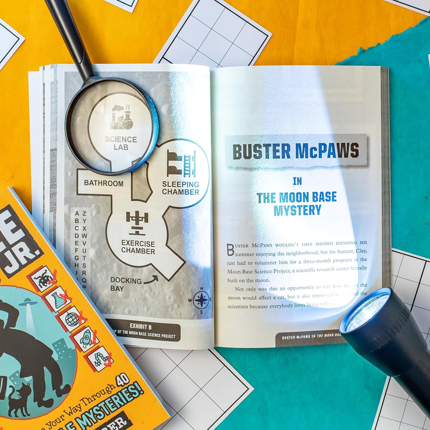 Murdle Jr.: Ready, Set, Solve!: Solve Your Way through 40 Puzzle Mysteries! (Mur