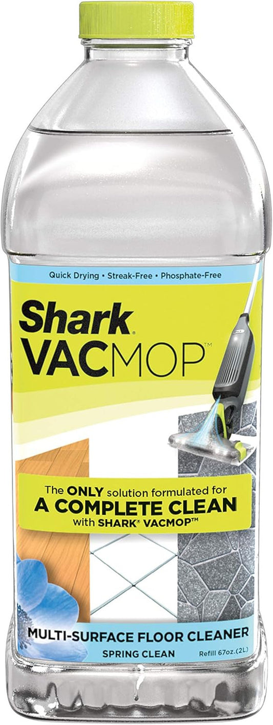 VACMOP Multi-Surface Cleaner Refill 2L Bottle, Compatible with VM252 & VM180, Cl