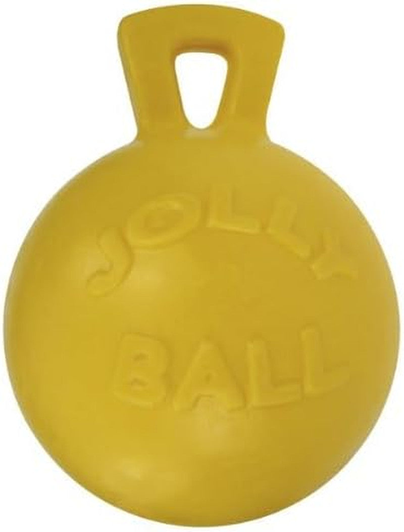Tug-N-Toss Dog Toy Ball with Handle, 8 Inches/Large, Blue