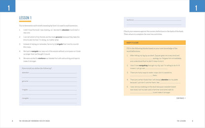 The Vocabulary Workbook for 6Th Grade: Weekly Activities to Boost Your Word Powe