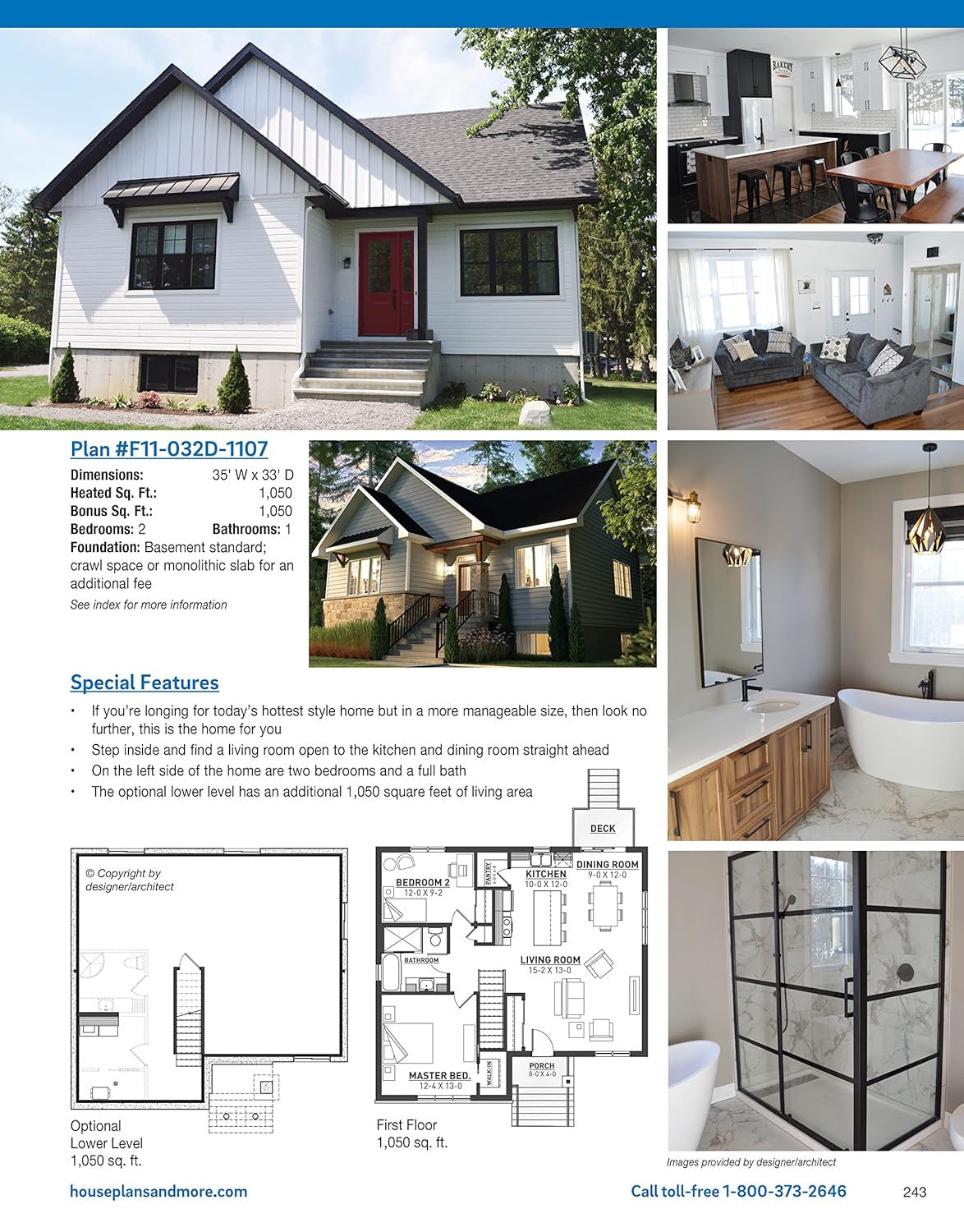 Ultimate Book of Modern Farmhouse Plans: 350 Illustrated Designs (Creative Homeo