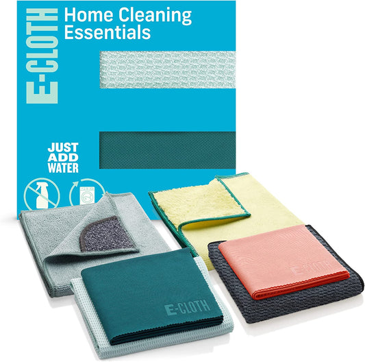 6-Pc Home Cleaning Essentials, Contains Multiple Microfiber Cleaning Cloths for