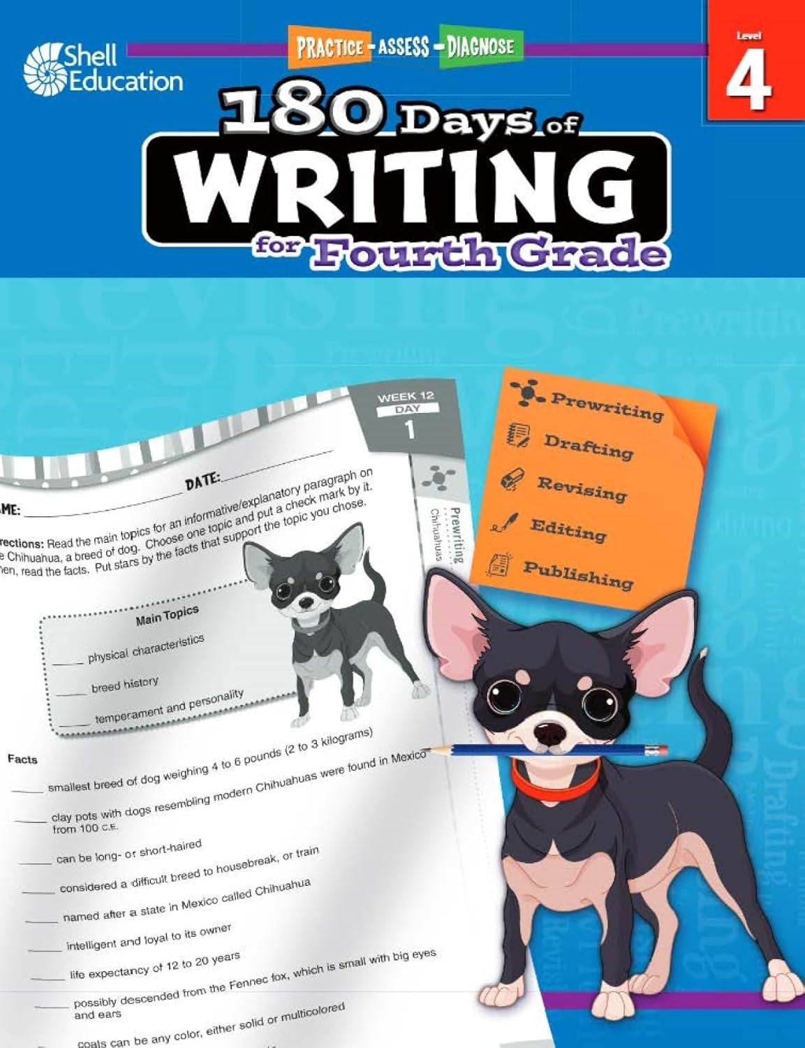 180 Days of Writing for Fourth Grade - an Easy-To-Use Fourth Grade Writing Workb