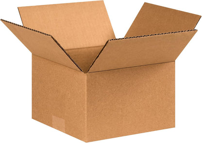 8X8X5 Corrugated Boxes, Small, 8L X 8W X 5H, Pack of 25 | Shipping, Packaging, M