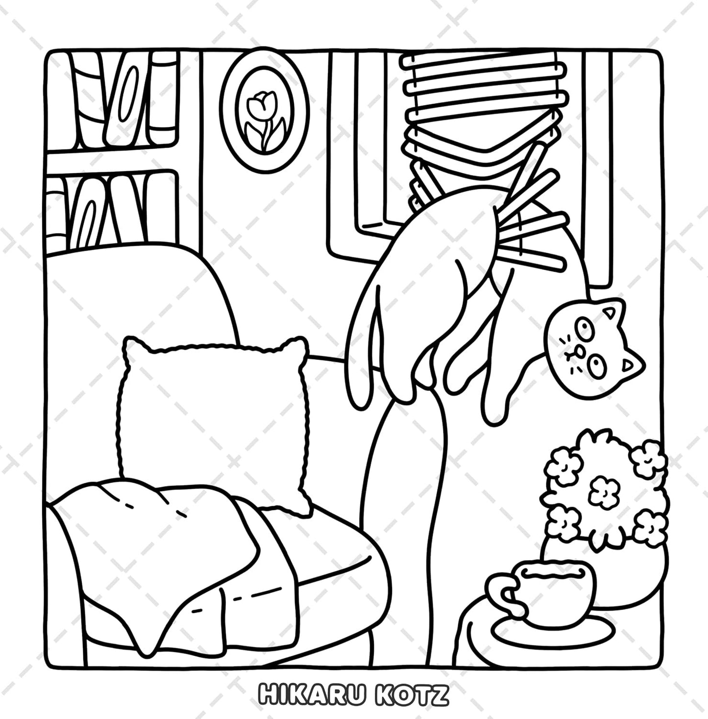 Naughty Cats: Cattitude Coloring Book for Adults and Teens (Cat & Dog Coloring B