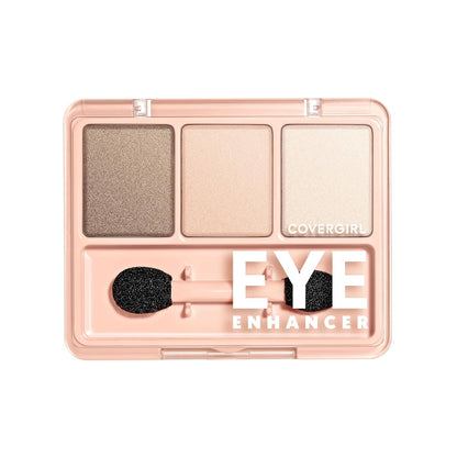- Eye Enhancers 3-Kit Eyeshadow, Silky, Sheer Formula, Double Ended Applicator,