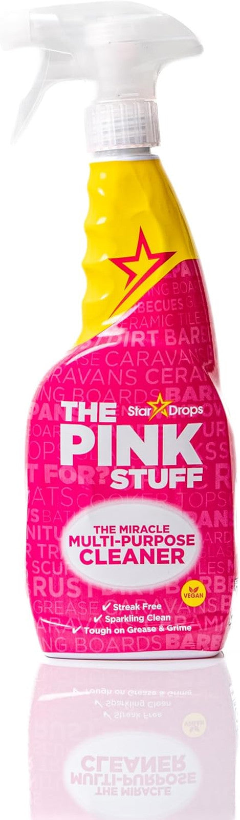 the Pink Stuff Miracle Multi-Purpose Cleaner – Removes Grease, Grime, and Stains