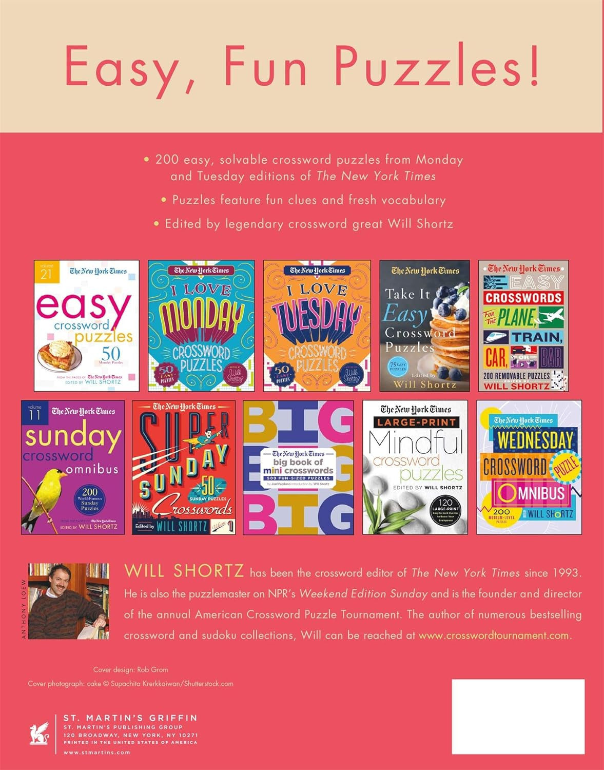 The New York Times Easy Crossword Puzzle Omnibus Volume 15: 200 Solvable Puzzles