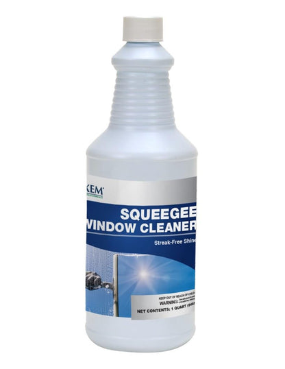 3480 Squeegee Window Cleaner - Concentrated Ammonia Free Non-Streak Cleaning Sol