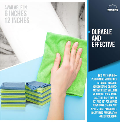 924 Microfiber Cleaning Cloths, 24 Pack