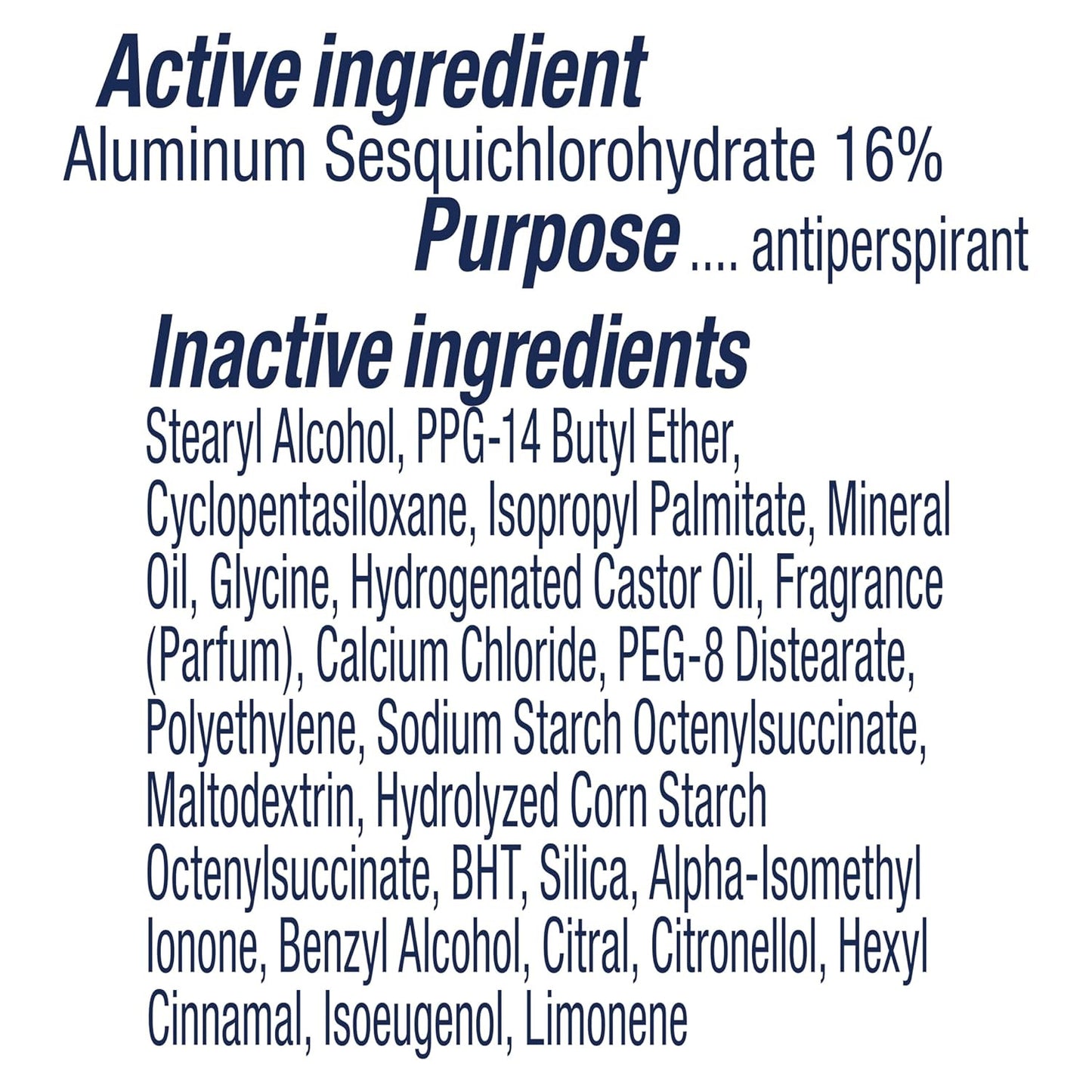 Advanced Protection Antiperspirant Deodorant Vanilla & Jasmine for 72-Hour Sweat