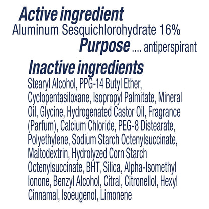 Advanced Protection Antiperspirant Deodorant Vanilla & Jasmine for 72-Hour Sweat