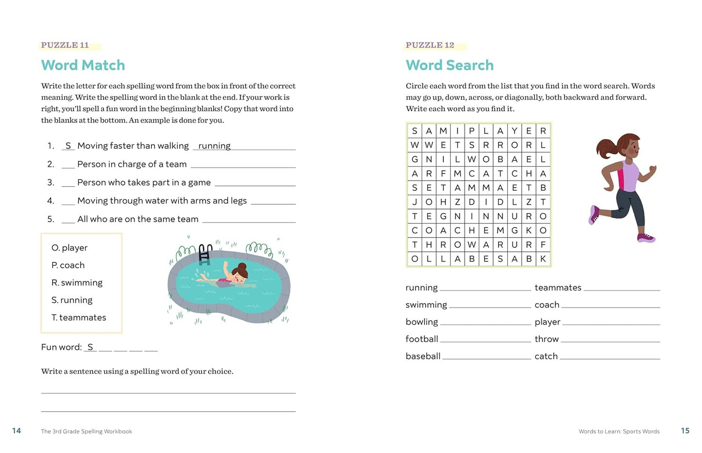 The 3Rd Grade Spelling Workbook: 95+ Games and Puzzles to Improve Spelling Skill