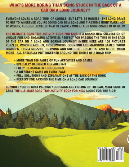 The Ultimate Road Trip Activity Book for Kids: over 100 Travel Games, Mazes, Wor