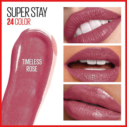 Super Stay 24, 2-Step Liquid Lipstick Makeup, Long Lasting Highly Pigmented Colo