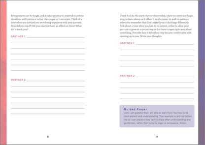 52-Week Christian Couples Journal: Prompts and Prayers to Strengthen Your Relati