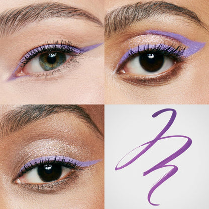 Waterproof Liquid Eye Liner, Stay All Day Makeup with Fine Brush Tip Lasting Sat