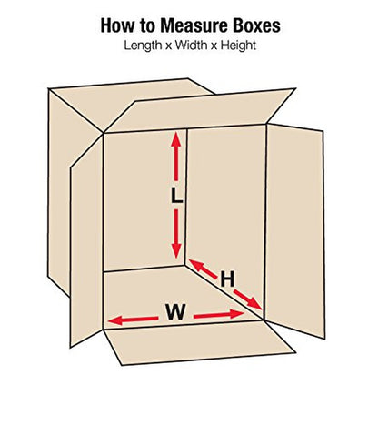 889 Corrugated Cardboard Box 8" L X 8" W X 9" H, Kraft, for Shipping, Packing an