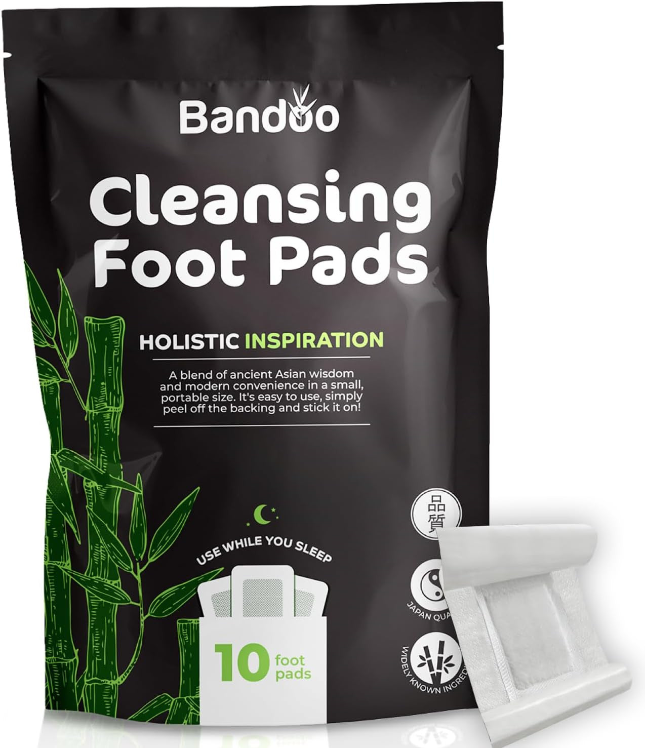 Original Deep Cleansing Foot Pads | Rana Pads | Premium Natural Bamboo Foot Pads