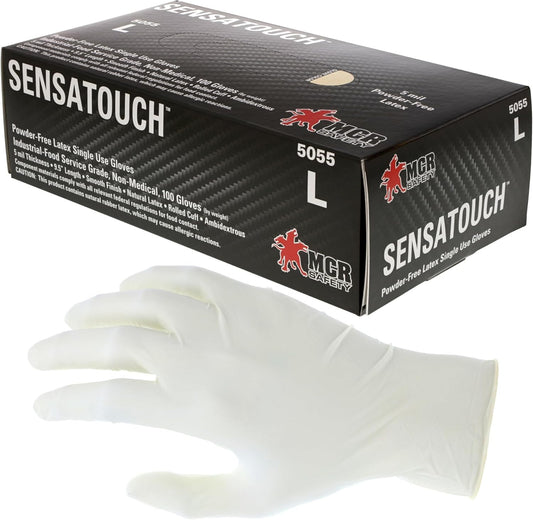 5055M Sensaguard Industrial Grade Latex Double Chlorinated Powder Free Disposabl