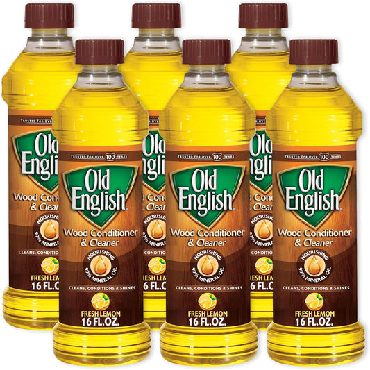 0-62338-07325-5 Lemon Oil Furniture Polish, 96 Fl Oz. (Pack of 6) (Packaging Lab