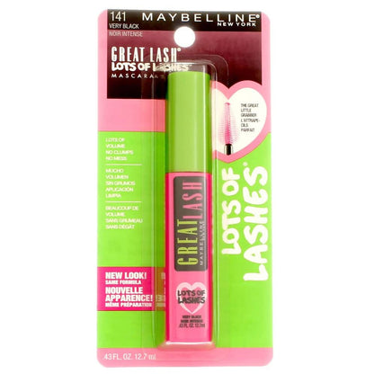 Myb Masc Grt Lsh Lots Vry Size .43 O  Great Lash Mascara Lots of Lashes Washable