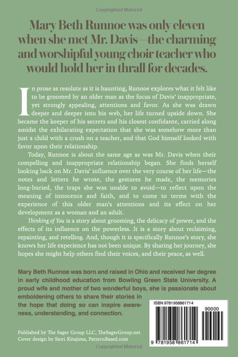 Thinking of You: a Memoir of a Girl'S Crush, a Teacher'S Grooming, a Forbidden L