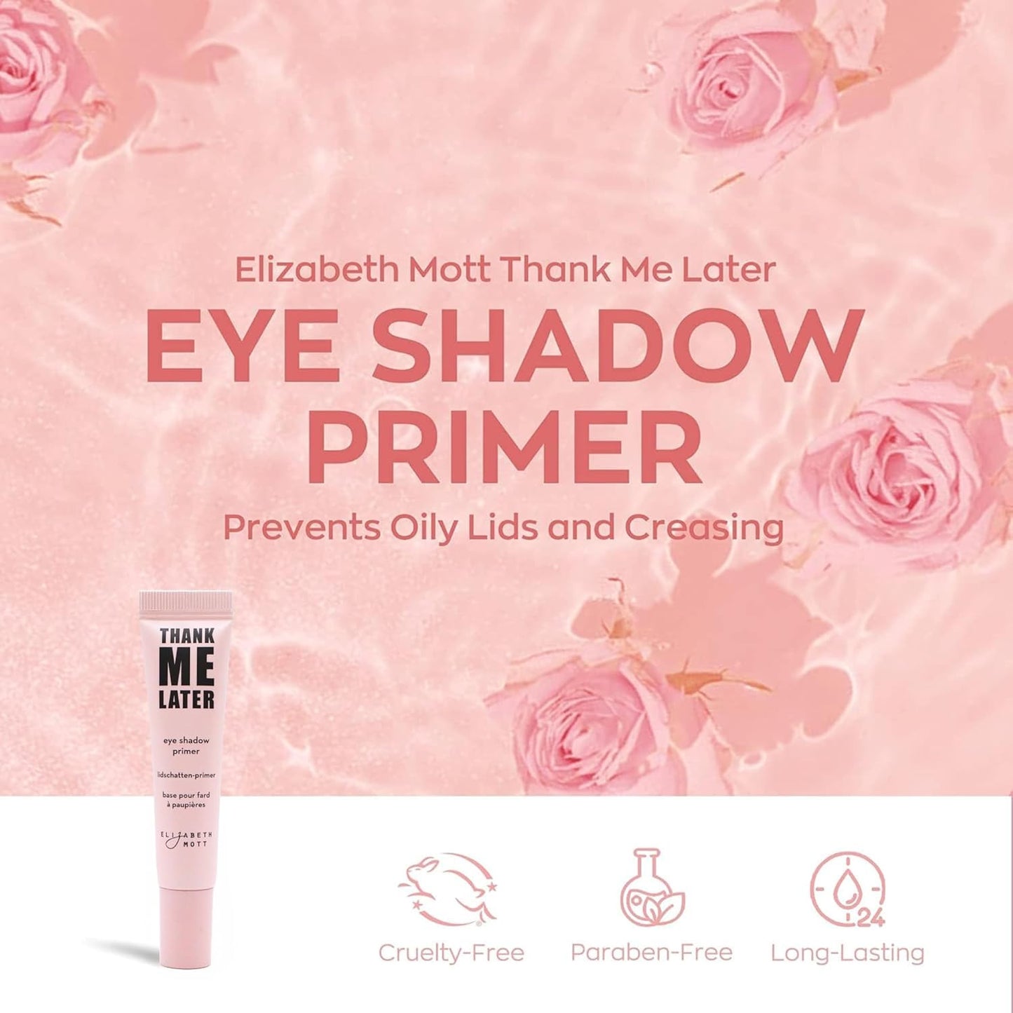 Thank Me Later Eye Primer - Long-Lasting, Eyeshadow Primer Base for Oily Lids &