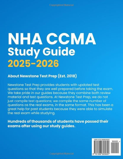 NHA CCMA Study Guide 2025-2026: Complete Review + 3240 Questions and Detailed An