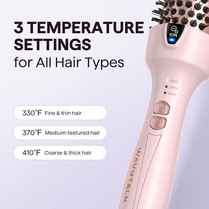 Updated Version Thermal Brush, 1.5 Inch Negative Ion Blowout Express Thermal rou