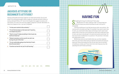Anxiety Workbook for Kids: 50+ Fun Mindfulness Activities to Feel Calm, Build Aw