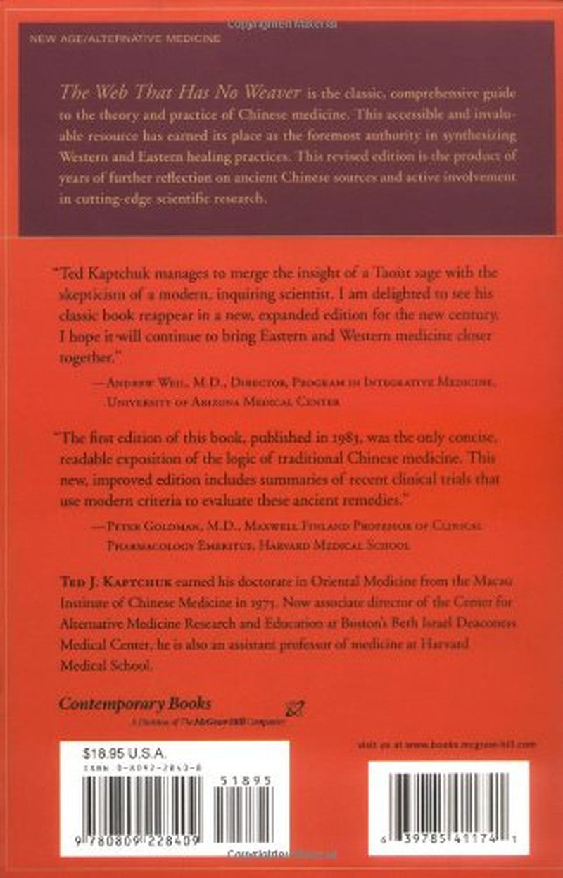 The Web That Has No Weaver : Understanding Chinese Medicine