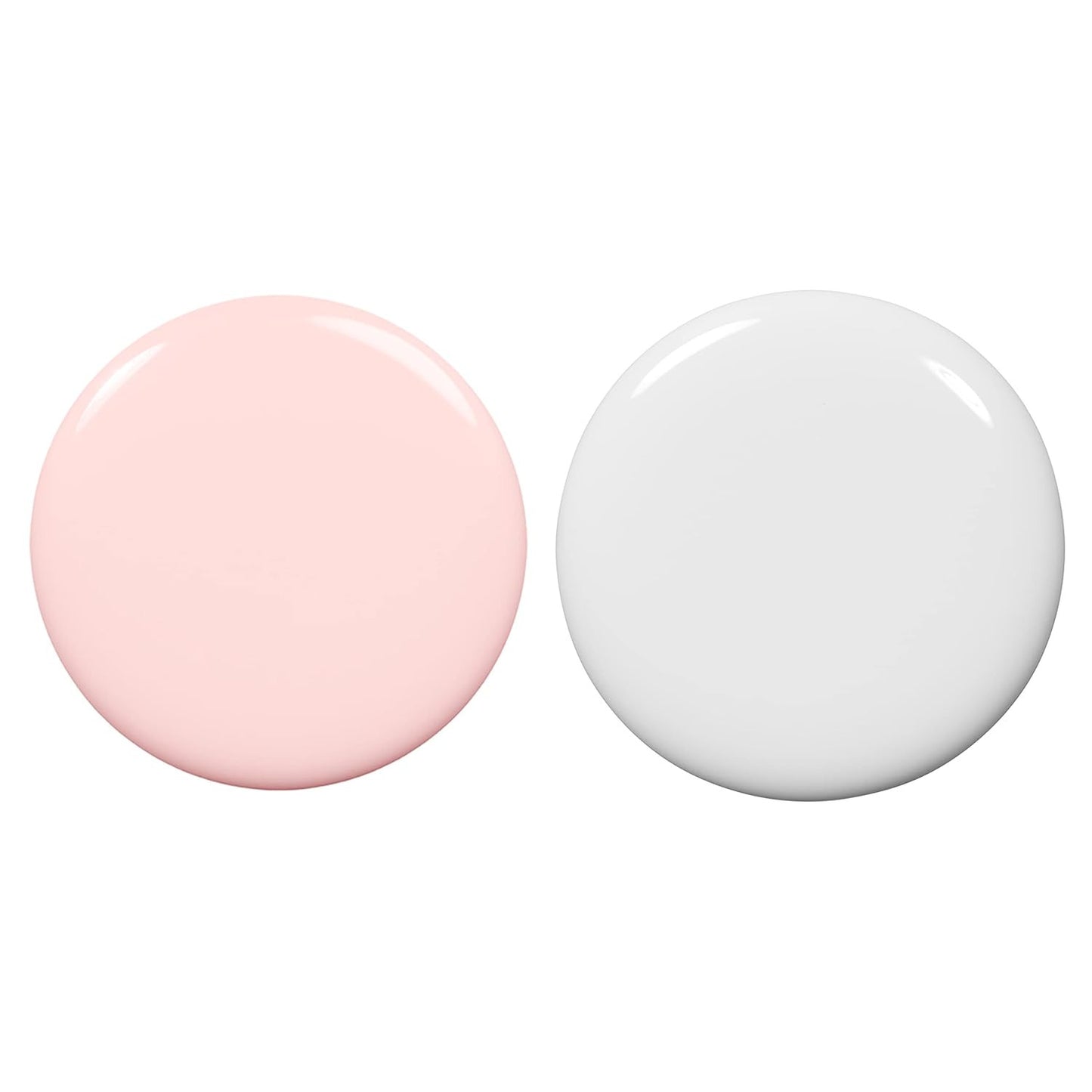 Nail Polish, Ballet French Manicure Kit, a Sheer Pink and a White Nail Polish, 8