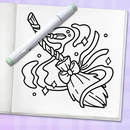 Witchy Vibes: Bold and Easy Coloring Book for Adults, Teens, and Seniors with Si