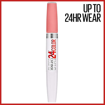 Super Stay 24, 2-Step Liquid Lipstick Makeup, Long Lasting Highly Pigmented Colo