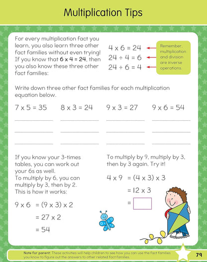 The Summer before Fourth Grade Workbook: Bridging 3Rd to 4Th Grade with 75+ Acti