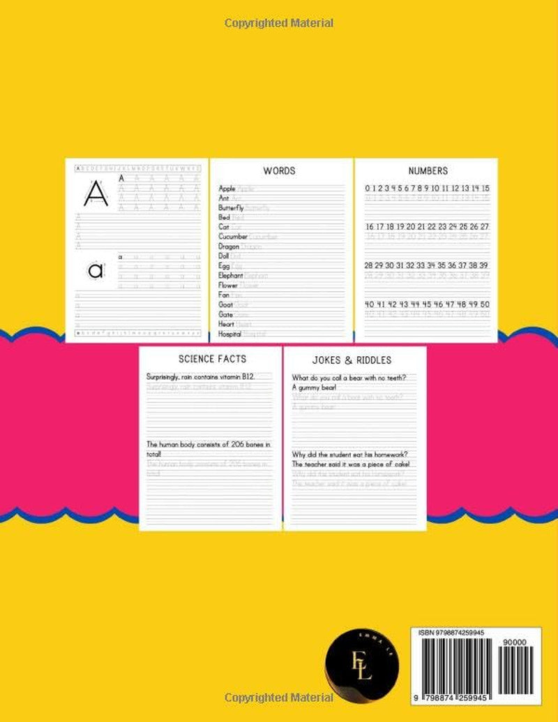 The Print Handwriting Workbook for Kids Ages 8-12: Improve Your Penmanship and W