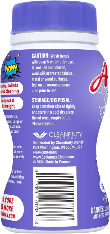 Ultra Concentrated Bleach Tablets [32 Tablets] - Lavender Scent - for Laundry, T