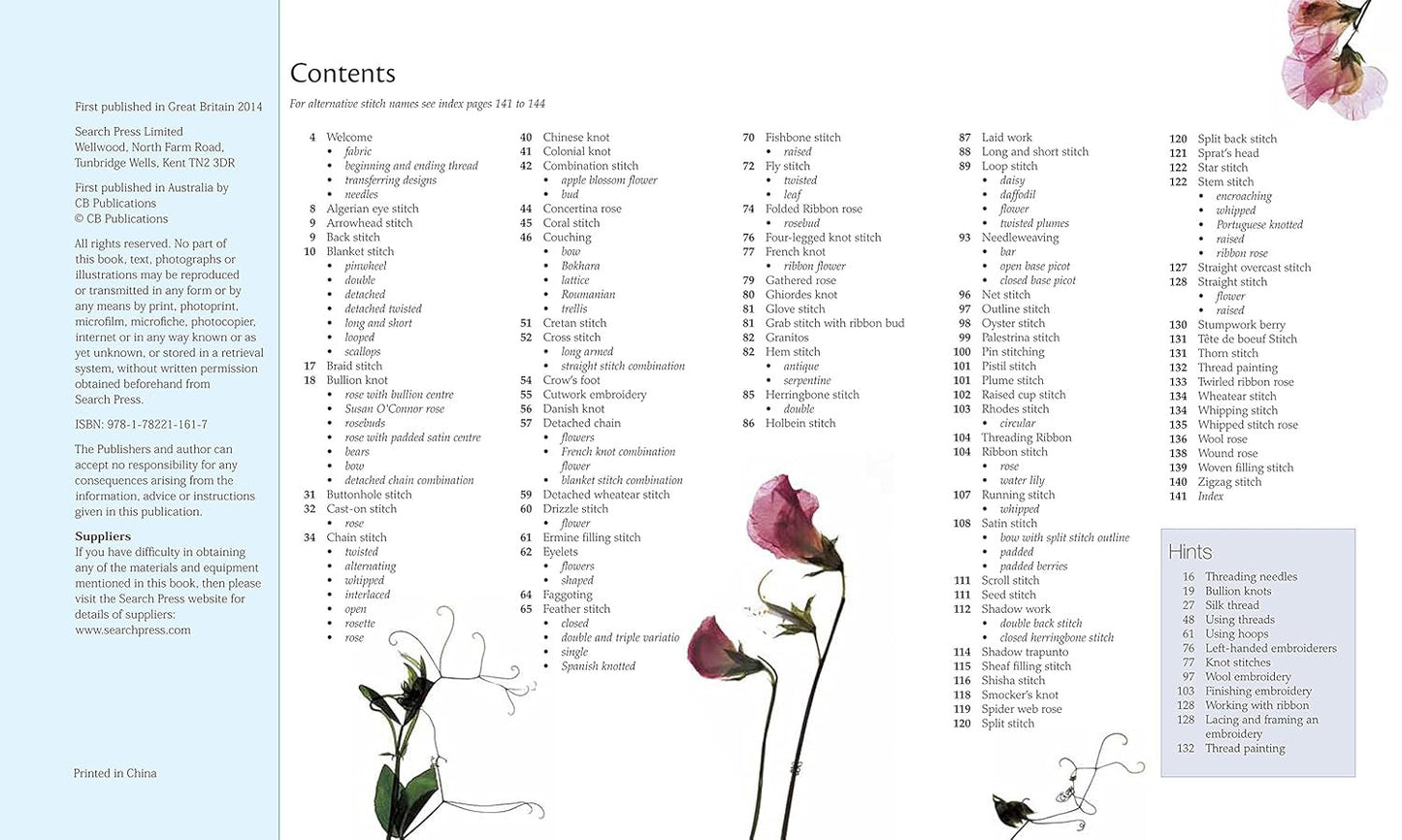 A-Z of Embroidery Stitches: a Complete Manual for the Beginner through to the Ad