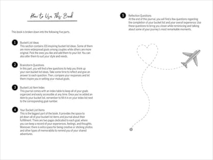 Our Bucket List: a Journal for Couples: Create Your Dream Life Together and Reco