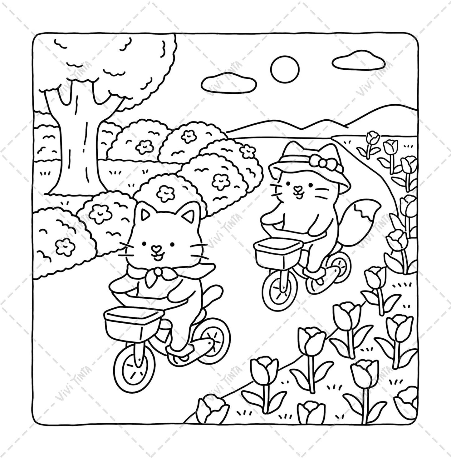 Sweetheart: Coloring Book for Adults & Teens Featuring Adorable Animals Valentin